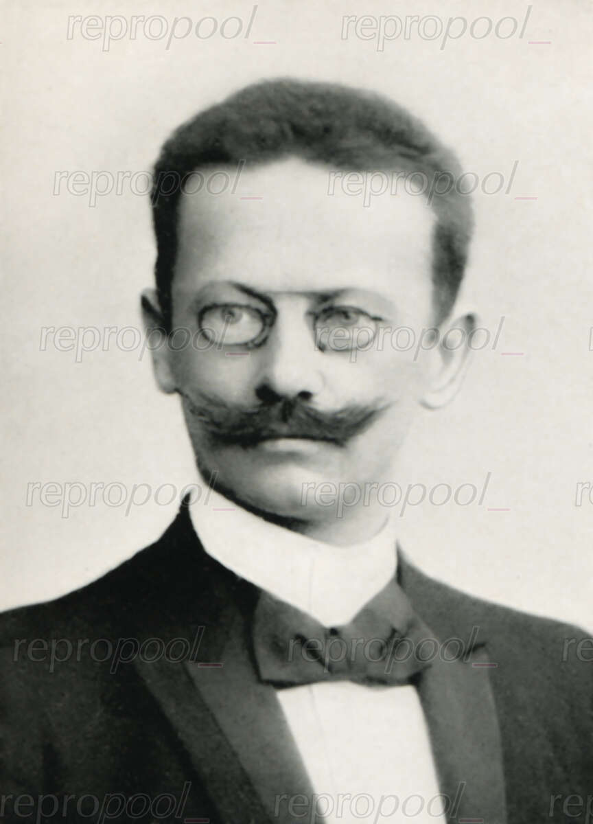 Arno Hilf; Fotografie von unbekannter Hand (vor 1909)