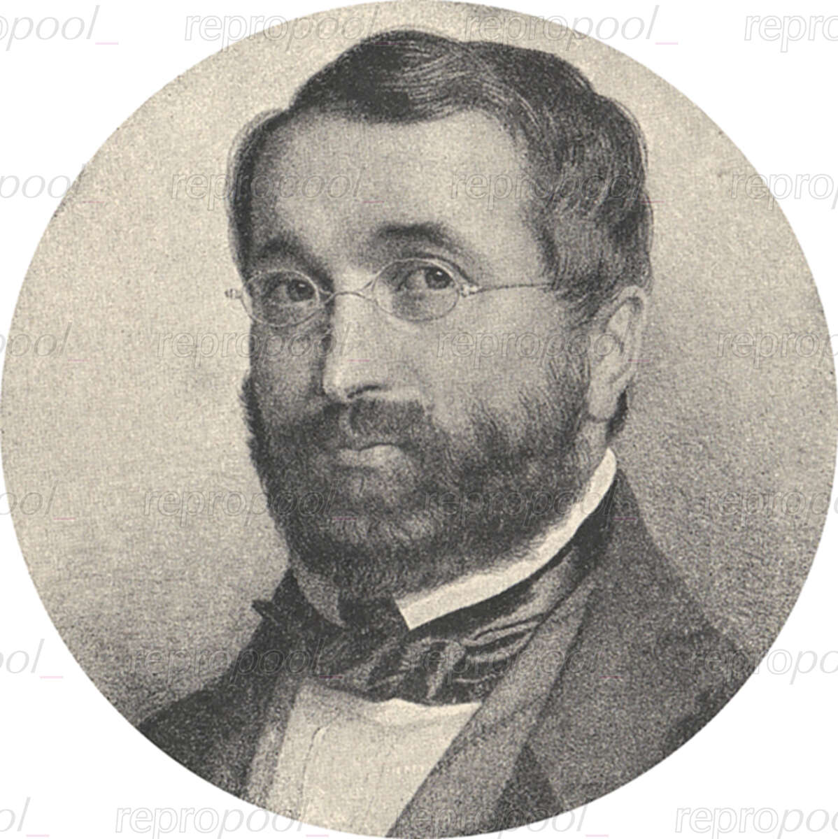 Adolphe Charles Adam; Lithografie von Nicolas-Eustache Maurin (1840)