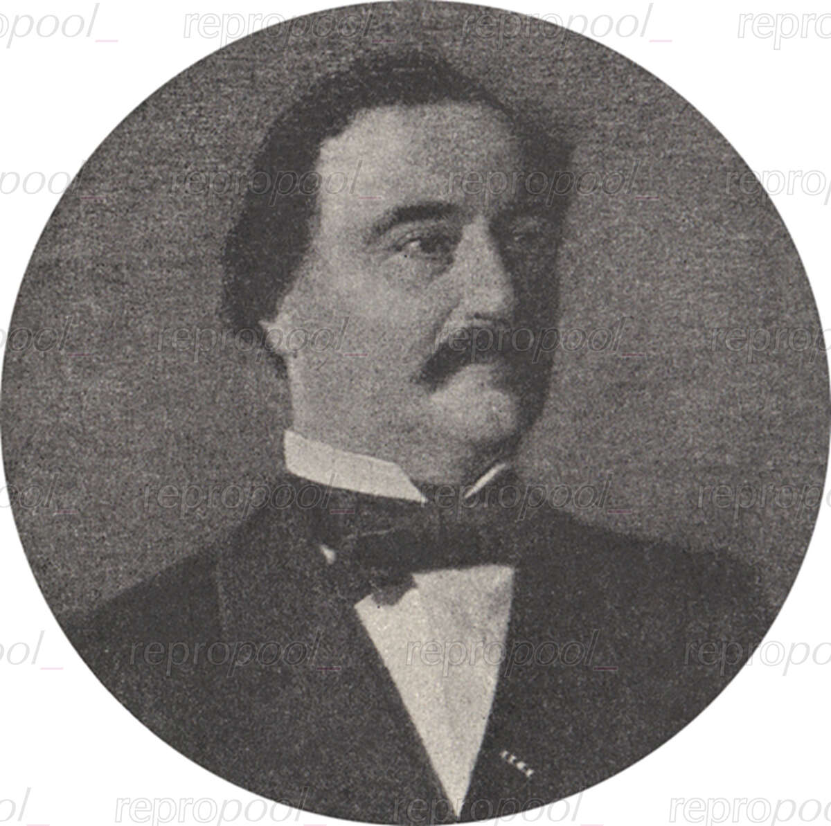 Josef Alois Tichatschek; Fotografie von Franz Hanfstaengl (um 1860)
