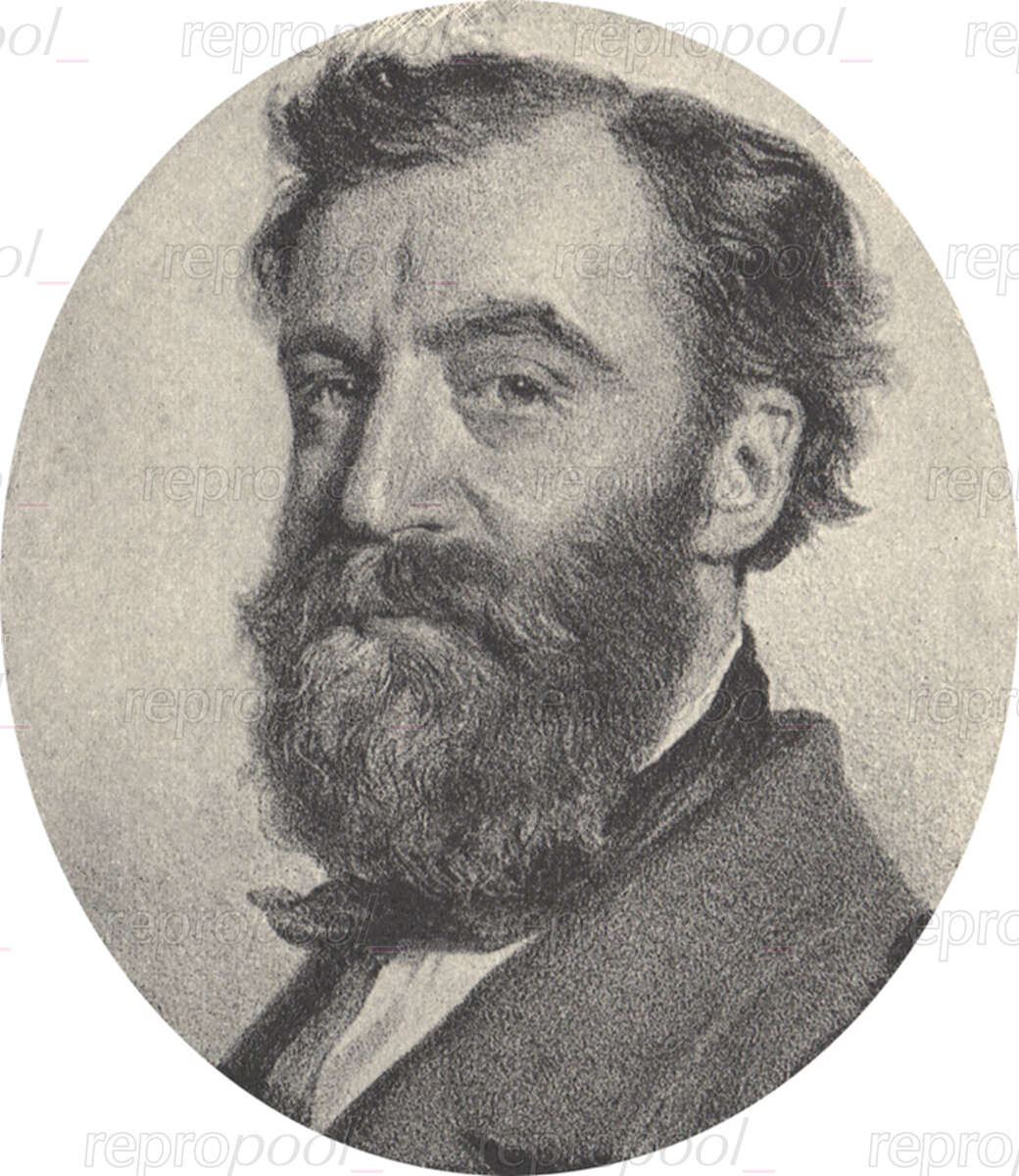 Matteo Salvi; Lithografie von Josef Kriehuber (1859)