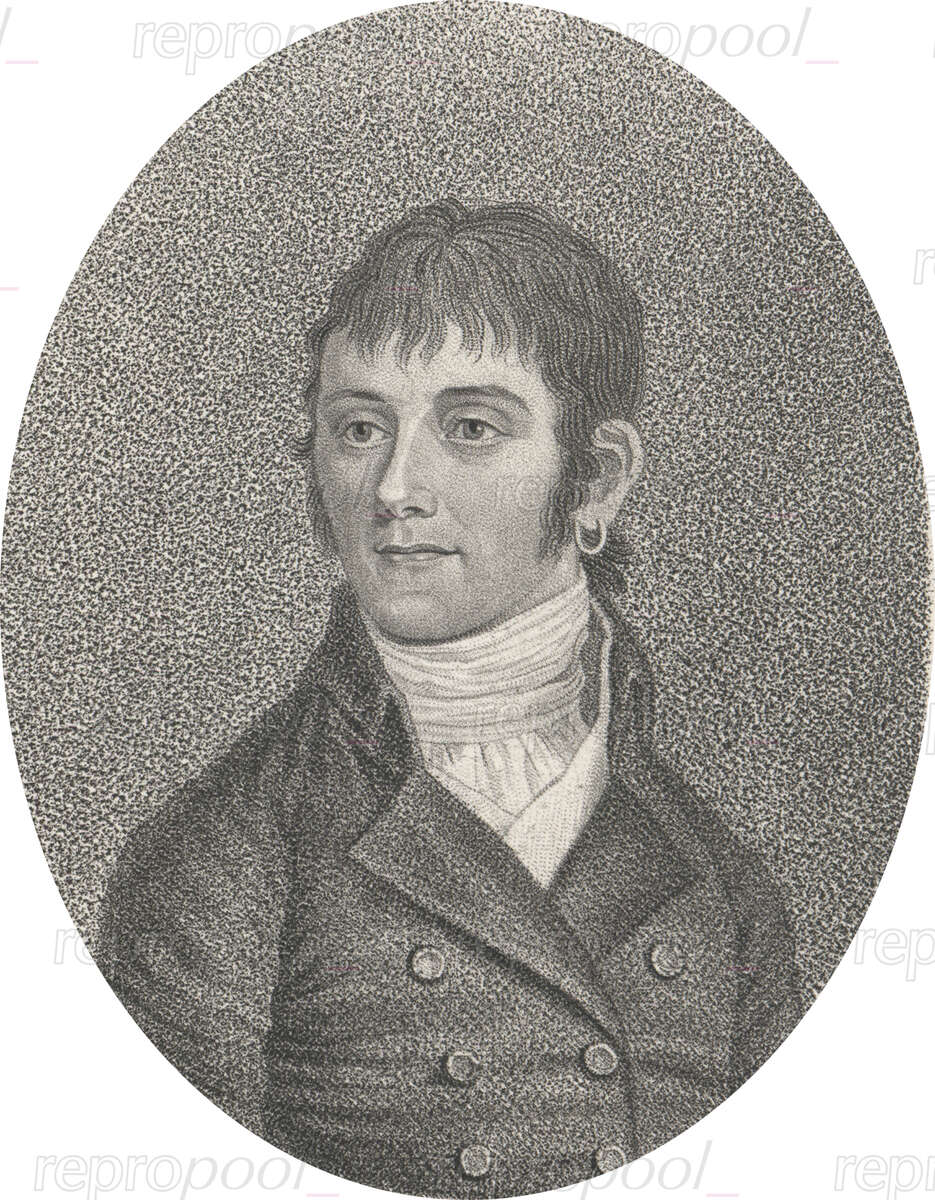 Bartolomeo Bortolazzi; Lithografie von Johann Gottfried Scheffner (um 1800)