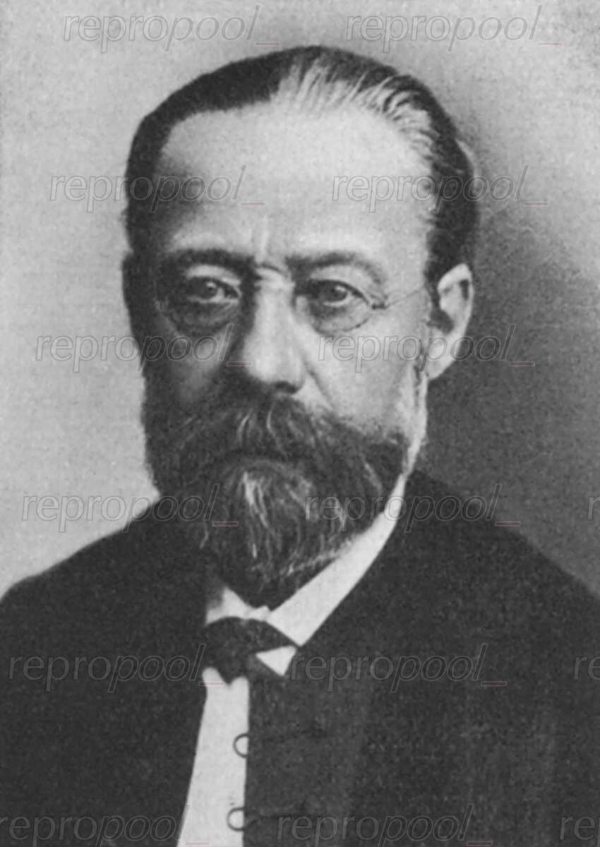 Friedrich Smetana; Fotografie von unbekannter Hand (um 1880)