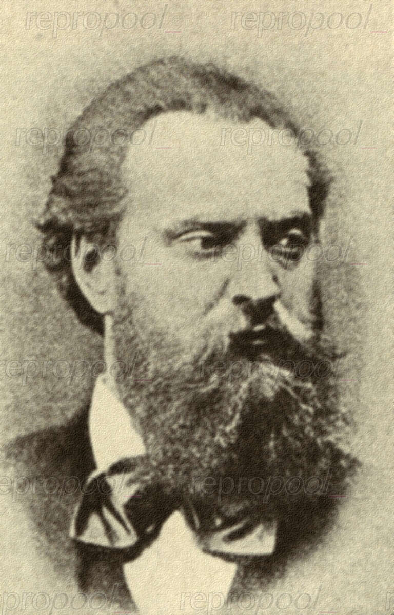 Albert Niemann; Fotografie von unbekannter Hand (1876)