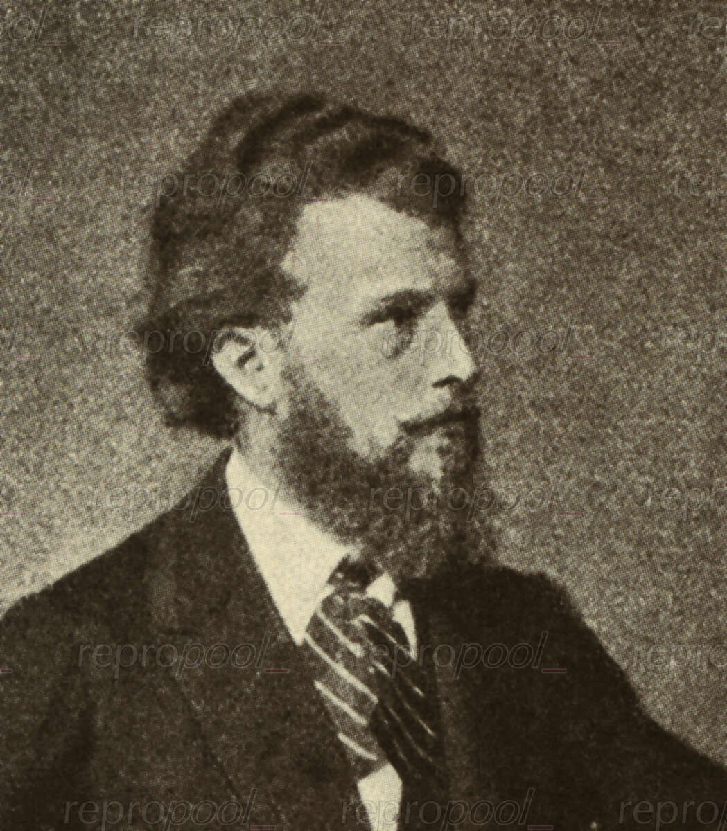 Hans Richter; Fotografie von unbekannter Hand (um 1870)