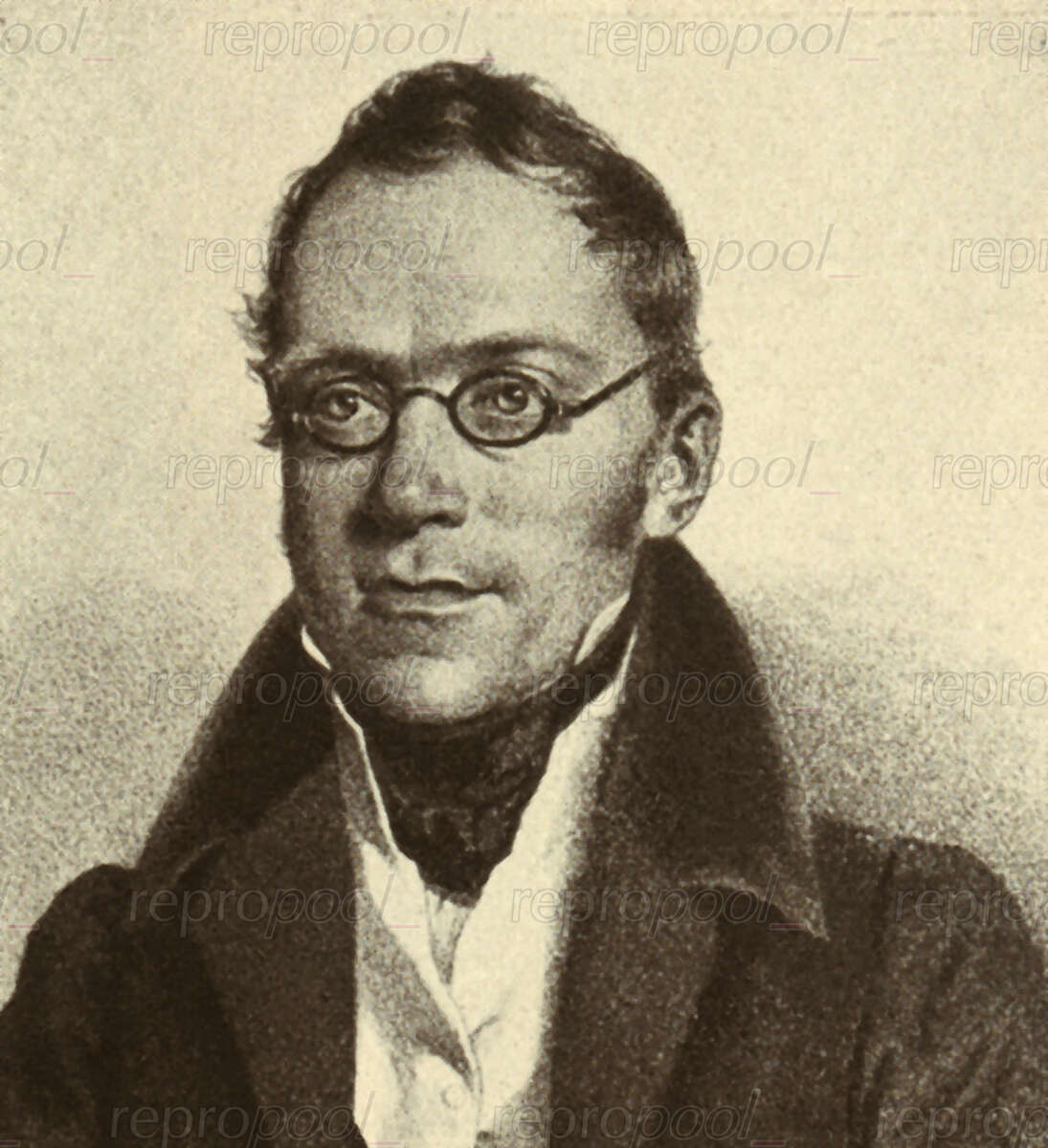 Carl Czerny; Lithografie von Joseph Kriebhuber (1833)